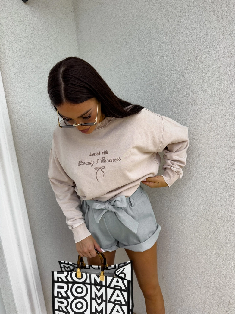 Bluza GOODNESS - jasny beż