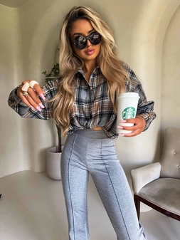 Koszula KRATA - szara