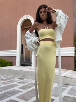 Komplet MEDUSA - żółty