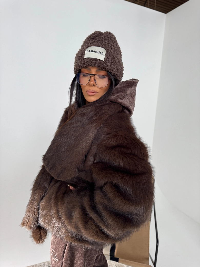 Kurtka FUZZY czekolada