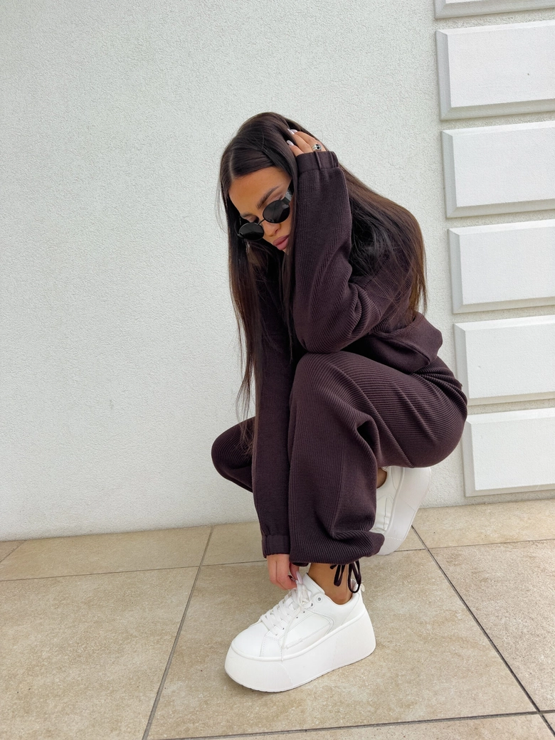 Komplet CANVAS – czekoladowy