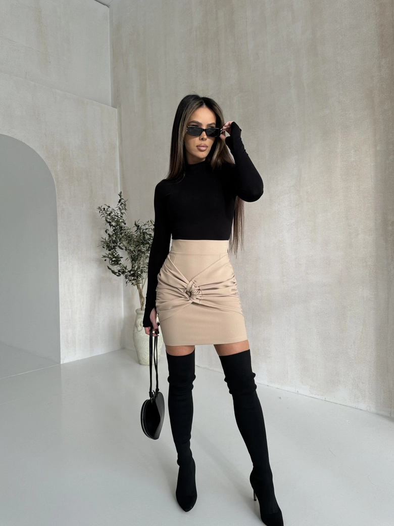 Spódnica EVE beż F18753