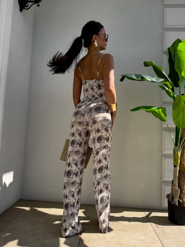 Kombinezon LUXURY – szaro-beż