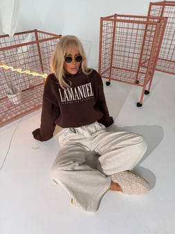 Bluza CREATIVE czekolada