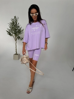 Tshirt BURST lila
