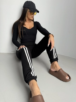 Spodnie czarne Amaze Me T10646