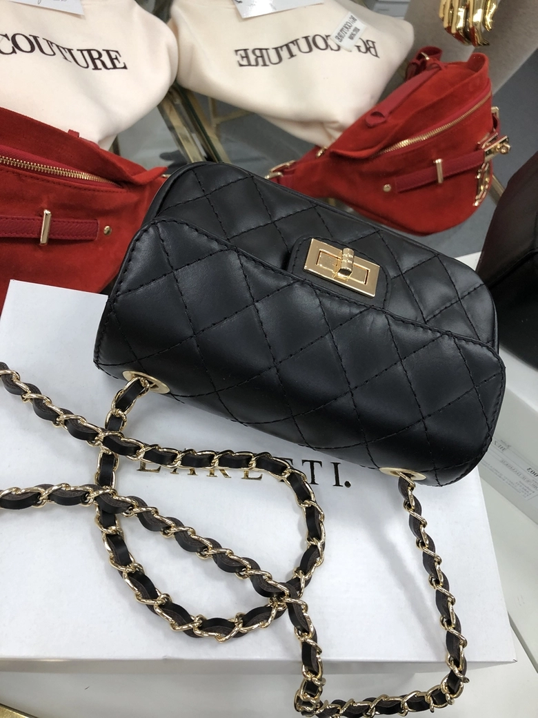 Torba pikowana czarna Ting J212