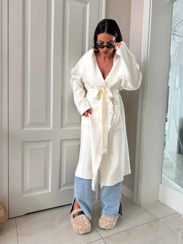 Płaszcz DIVA – ecru