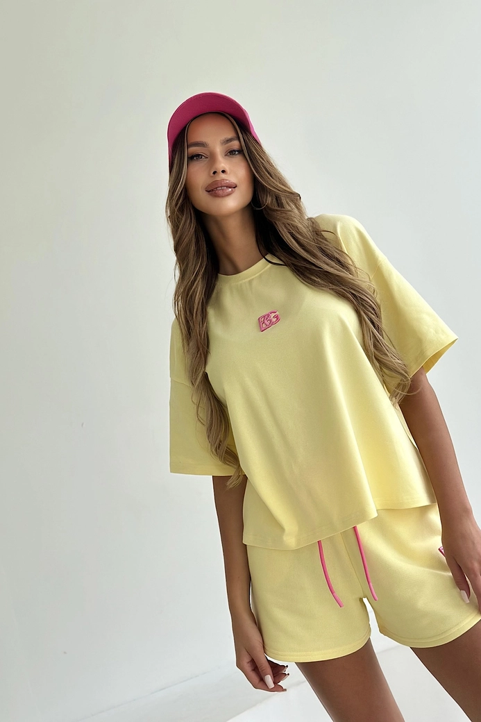 Szorty damskie BG Dare | bananowy