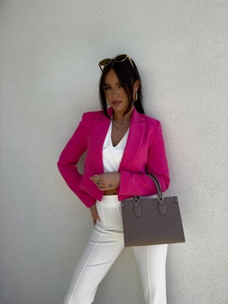 Marynarka SLIM - fuksja