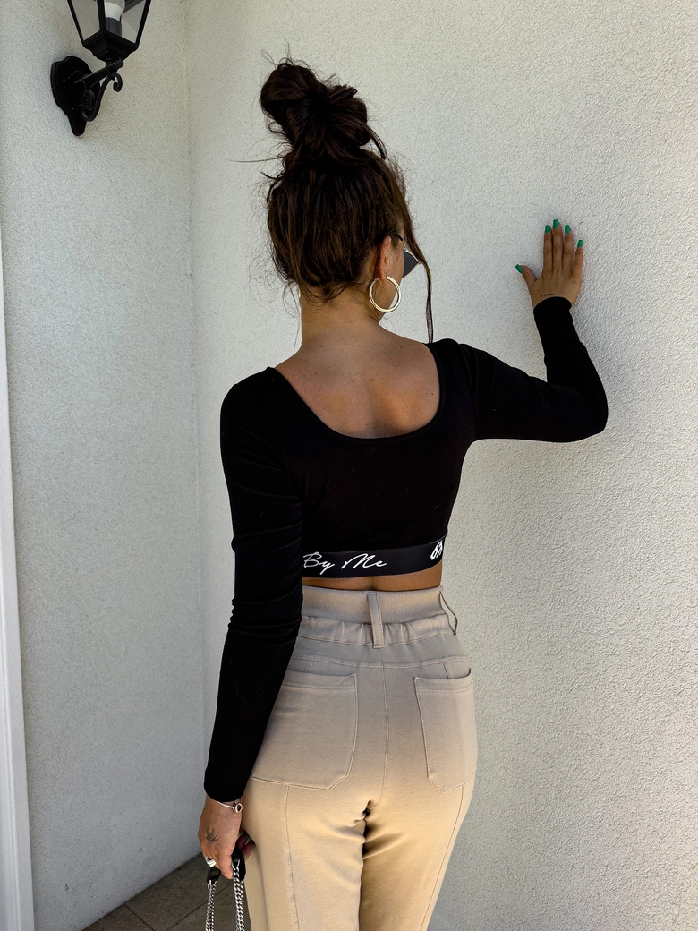 Bluzka ABBA - czarna C16665