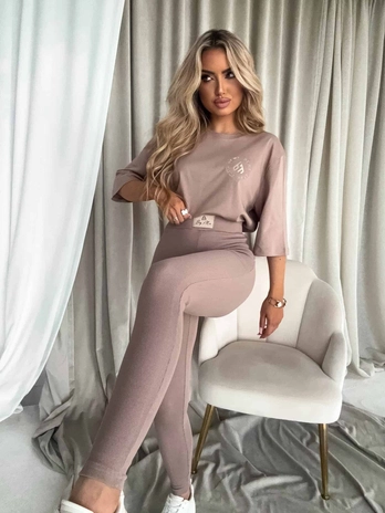 T-SHIRT PREMIUM - mokka