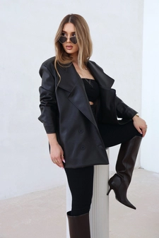 Marynarka damska BG Voila | gorzka czekolada