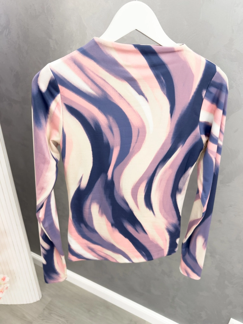 Bluzka SKIN print – pastel C19214