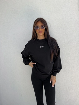 Bluza COTTON - czarna