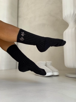 Skarpety WEŁNA – czarne