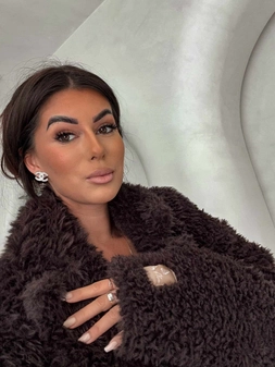 Płaszcz FUR – czekoladowy