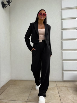 Spodnie SEVEN – czarne