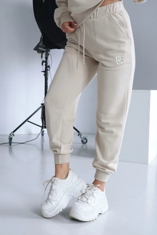 Spodnie damskie BG Brand | jasny beż