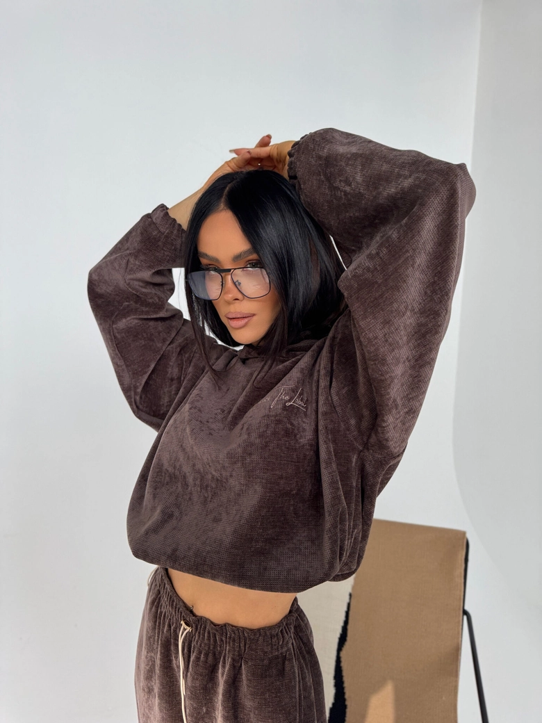 Bluza QUEEN czekolada