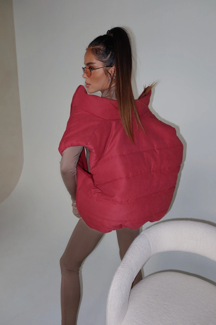 Kamizelka OUTSIDE bordo