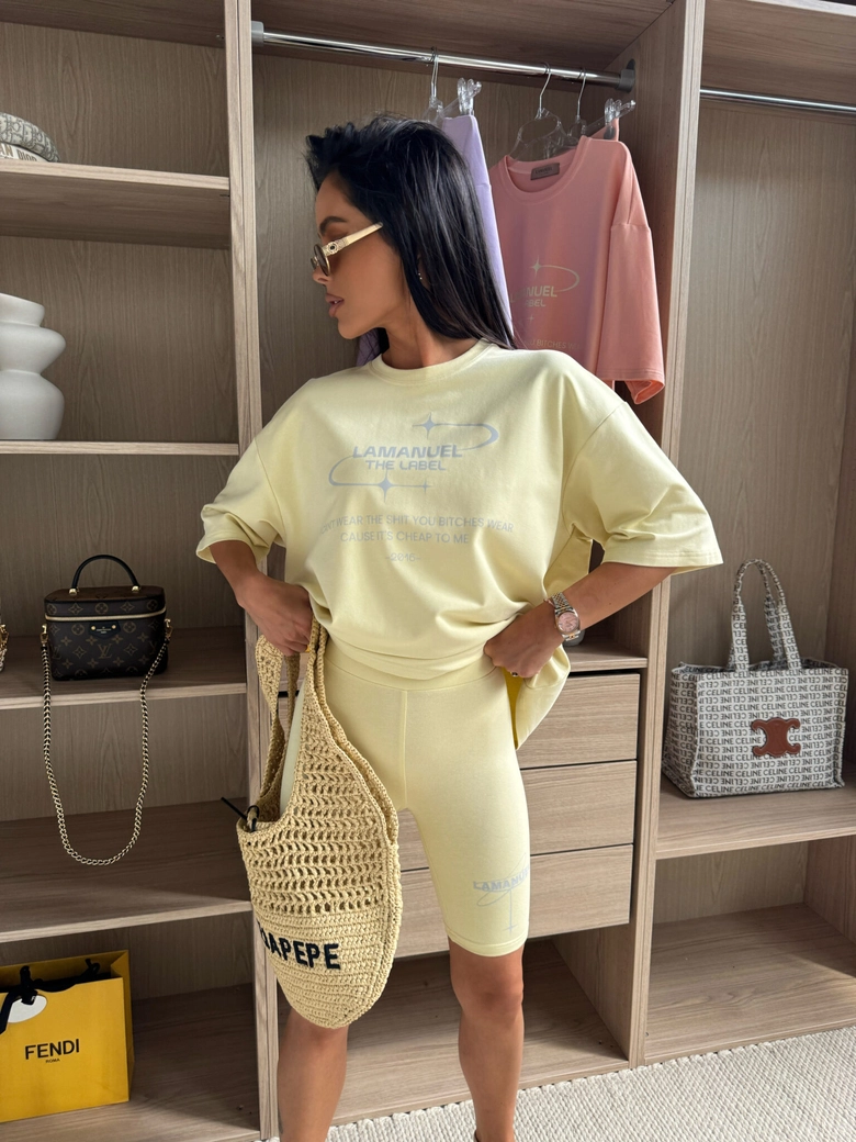 Tshirt BURST żółty