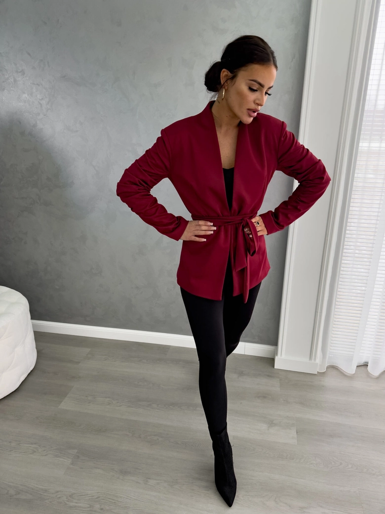 Marynarka ISABELLE – bordo R18983