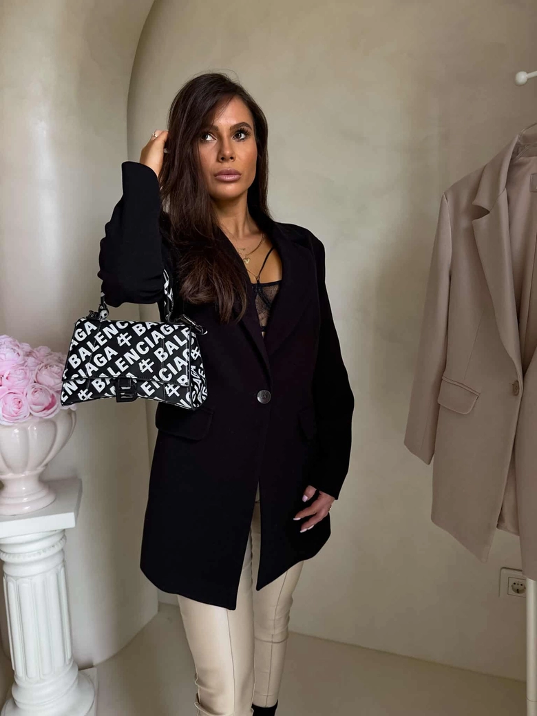 Marynarka LONG – czarna