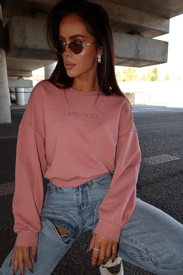 Bluza ABOUT brudny róż