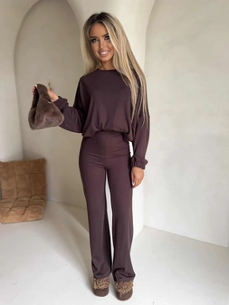 Komplet ANGEL NEW – czekoladowy