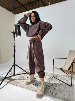 Bluza QUEEN czekolada