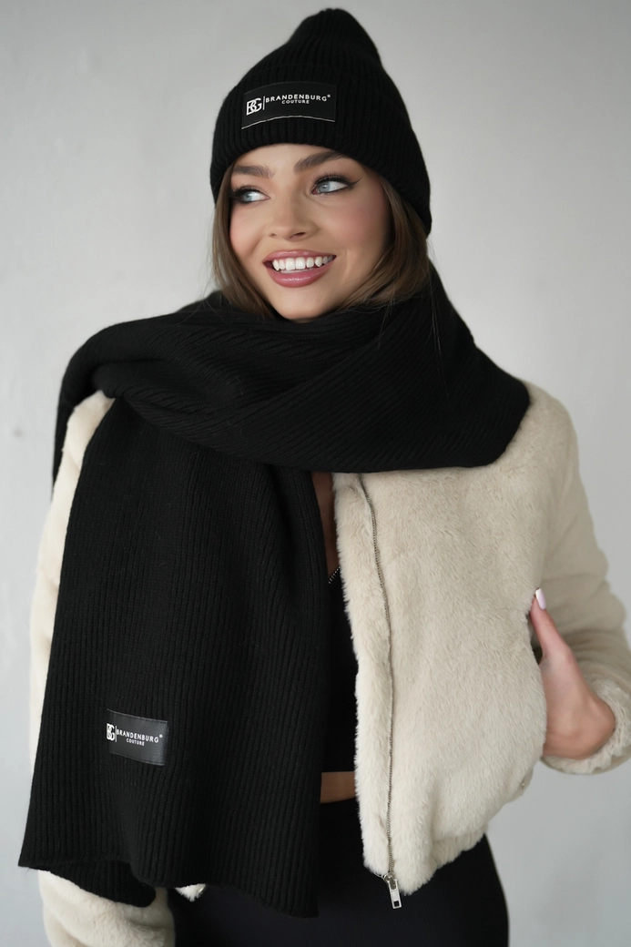 Czapka BG Teddy | czarny K17958