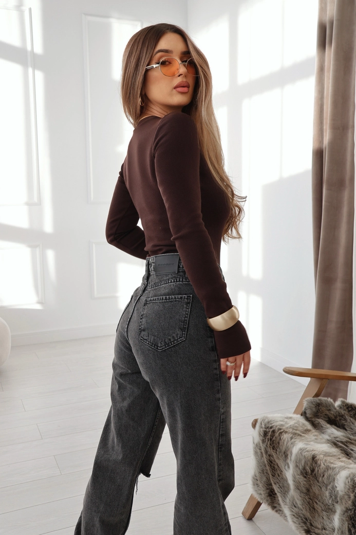 Body damskie BG Lick | gorzka czekolada