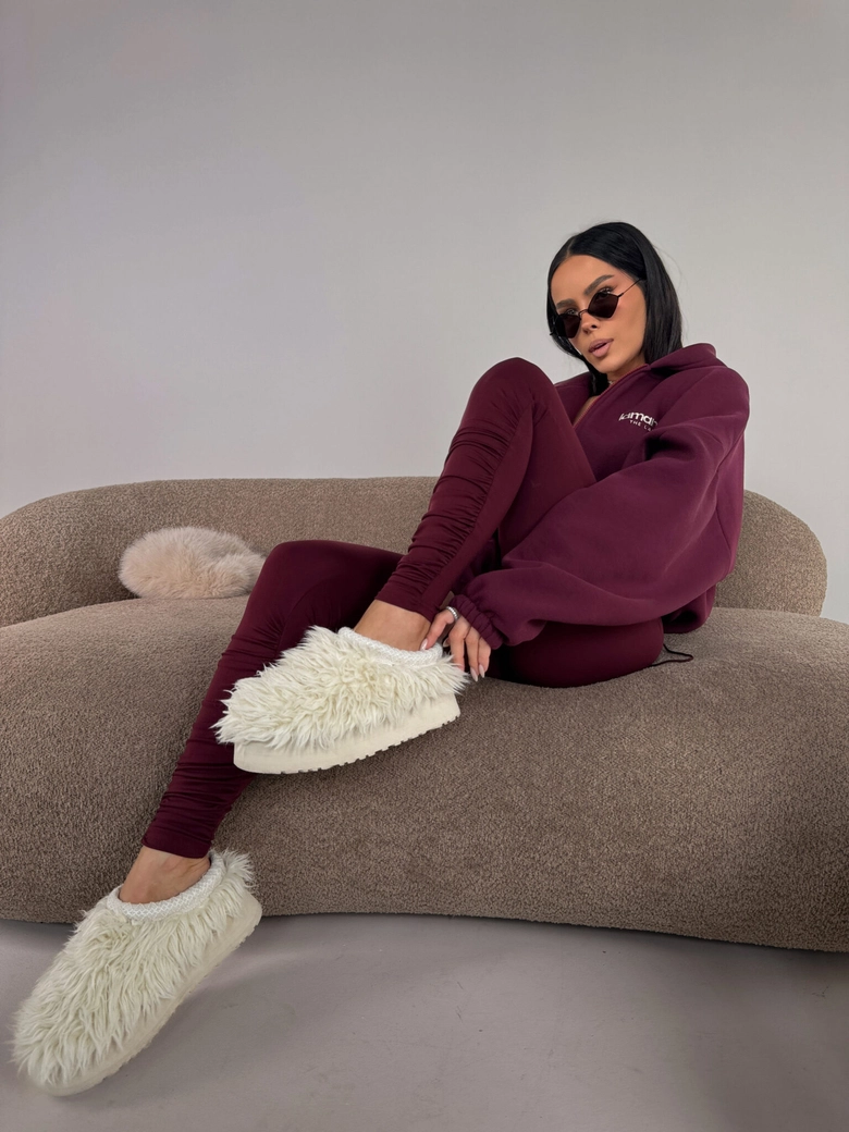 Legginsy CURVE bordo