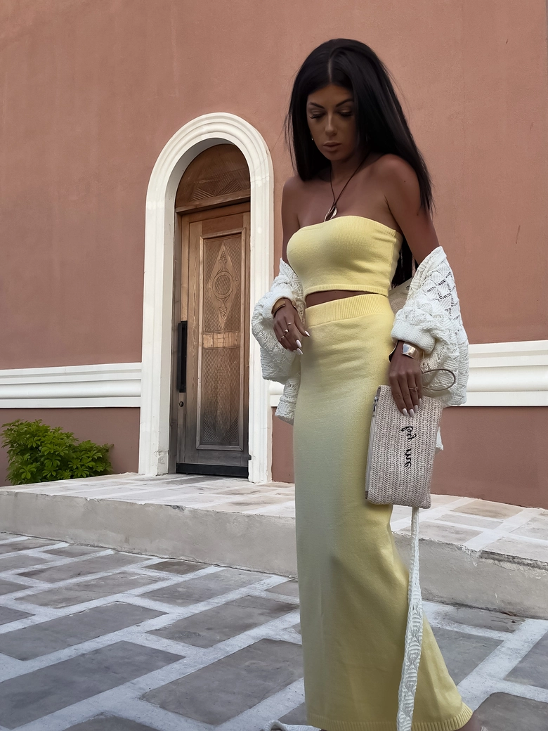 Komplet MEDUSA - żółty