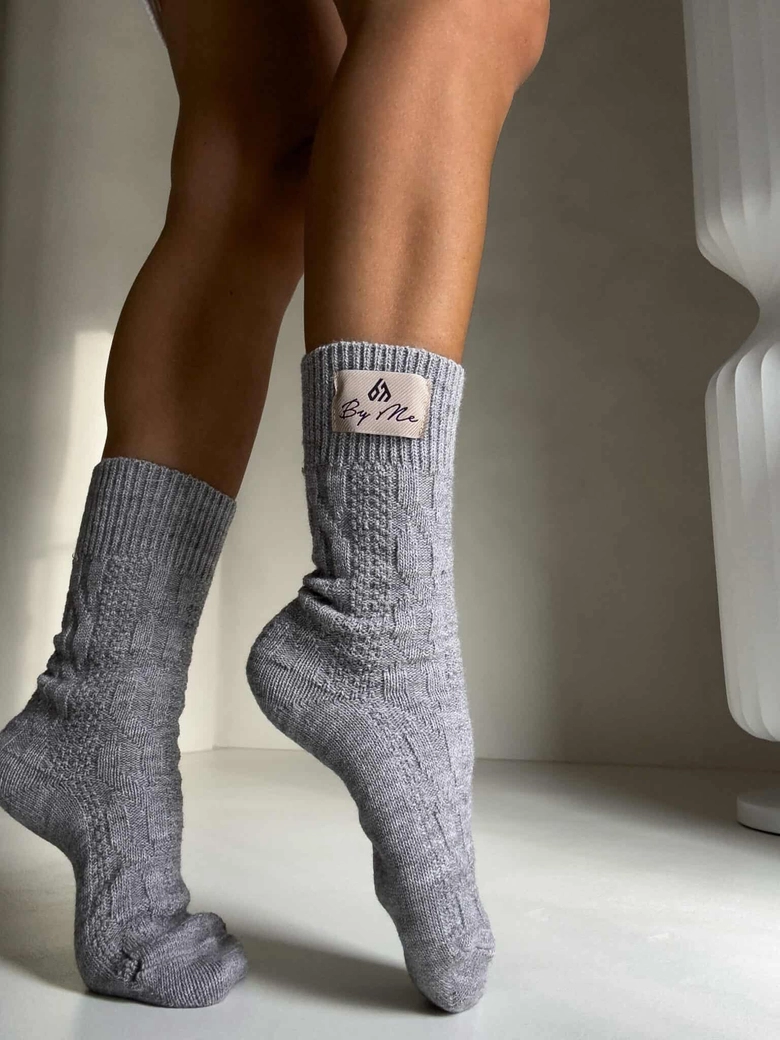 Skarpety WOOL – szare