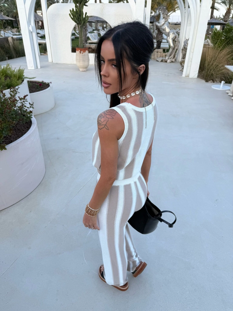 Komplet SANDY ecru/beż