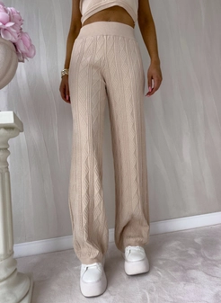 Spodnie SAMIRA - jasny beż