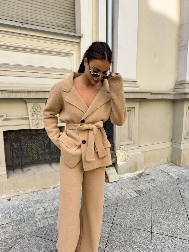 Komplet MARTINEZ – ciemny beż N17402