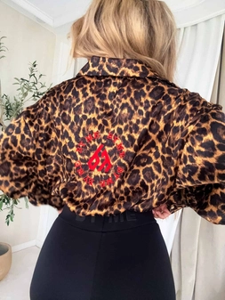 Koszula BLINK print  – pantera