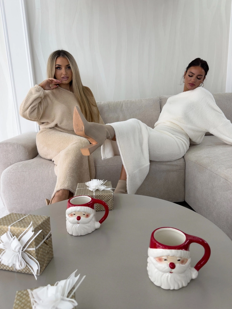 Komplet WINTER - jasny beż N18989