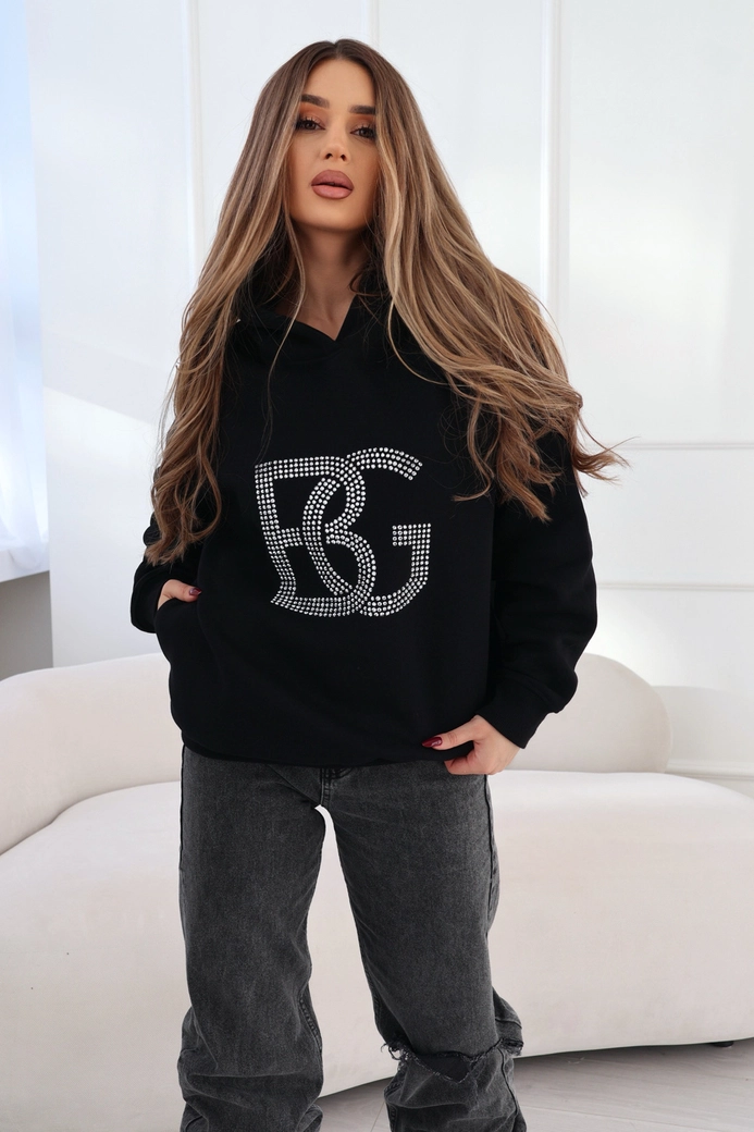 Bluza damska BG Diamond | czarny