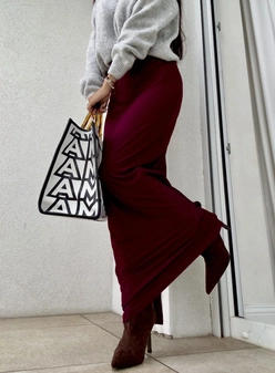 Spódnica VOGUE – bordowa