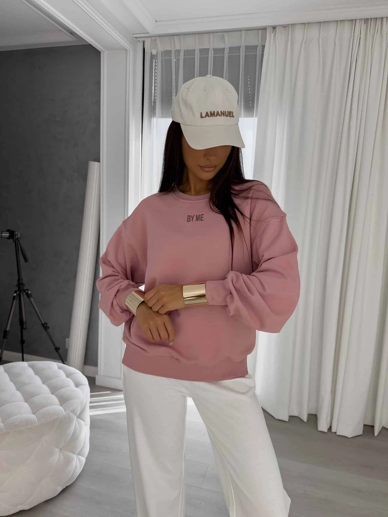 Bluza COTTON - brudny róż