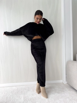 Komplet WINTER - czarny N19023