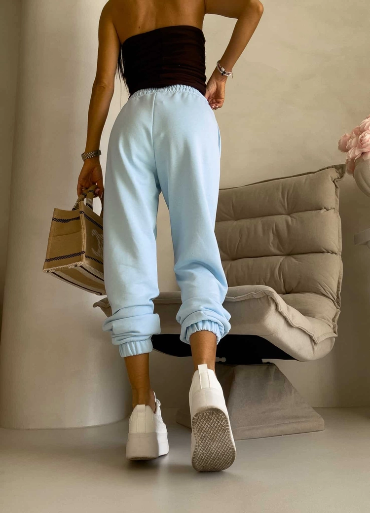 Spodnie dresowe CLASSIC - baby blue