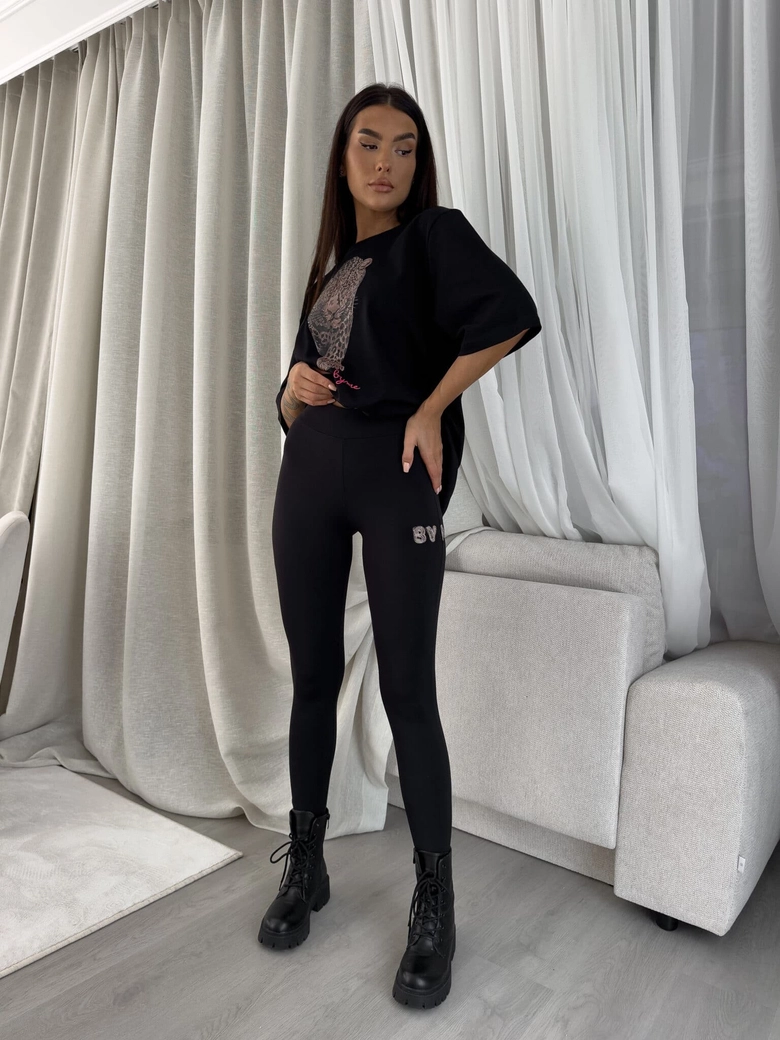 Legginsy WOW - czarne