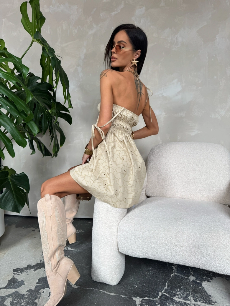 Sukienka DAHLIA beż