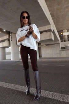 Legginsy VERSION czekolada