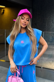 Bluzka damska BG Dream | niebieski C23564